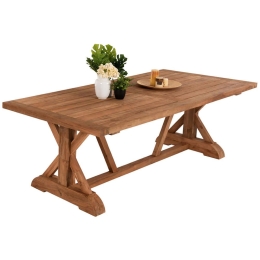 Τραπέζι Kronos HM5964 240x100x75cm Natural Ξύλο