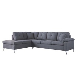 Καναπές Γωνία Αριστερή HM3087L Grey 282x197x90 εκ. Ύφασμα