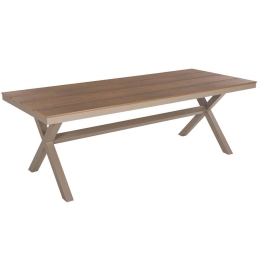 Τραπέζι Κήπου Tawnee HM6039.04 219,5x89,5x73cm Champagne-Natural