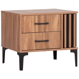 Κομοδίνο Harry HM2487.01 55x43x48cm Natural-Black