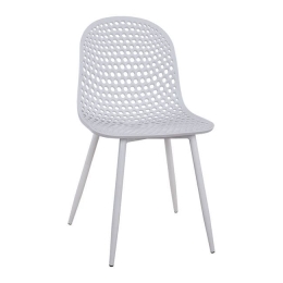 Καρέκλα Milana HM8512.01 White 45X51X84Υ εκ. Σετ 4τμχ Πολυπροπυλένιο