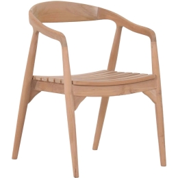 Πολυθρόνα Ebenizer HM18106 59x78x56cm Natural