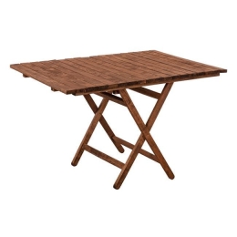 Τραπέζι Σκηνοθέτη Λήμνος Wallnut HM5649.01 120X80X75Y εκ.
