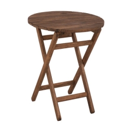 Τραπέζι Σκηνοθέτη Λήμνος Φ60Χ76Υ Wallnut HM5653.01