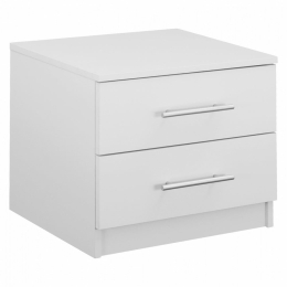 Κομοδίνο HM2220.05 48x40,5x41,5cm White Μελαμίνη