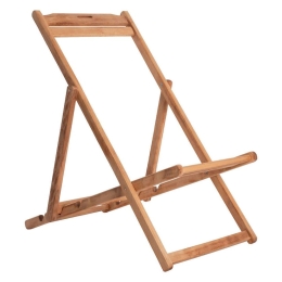 Σεζλόνγκ Λήμνος HM5798.02 55,5x97x82-95-105cm Χωρίς Μπράτσο Οξιά Εμποτισμού Natural