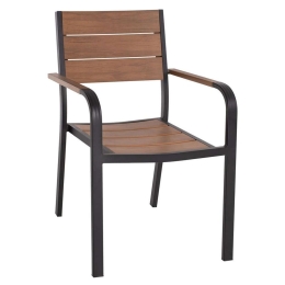 Πολυθρόνα Saga HM5127.03 56x55x85,5cm Black