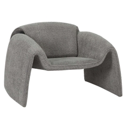 Πολυθρόνα Laforge HM9679.01 100x83x66cm Μεταλλικός Σκελετός Με Ύφασμα Grey Μέταλλο,Ύφασμα