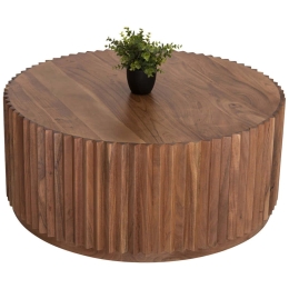 Τραπέζι Σαλονιού Sedge HM9695 Φ90x38cm Natural