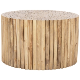 Τραπέζι Σαλονιού Cooter HM9863 Φ80x50cm Natural