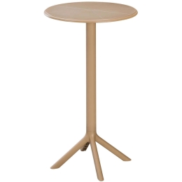 Τραπέζι Bar Terrin HM6126.14 Φ61x107cm Cappuccino
