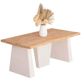 Τραπέζι Santorini HM18042 179x90x75cm White Mdf,Ξύλο