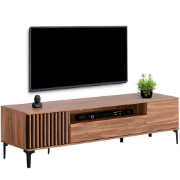 Έπιπλo Τηλεόρασης Harry HM18008.01 200x40x47,5cm Natural-Black