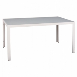 Τραπέζι Ofer HM5767.03 150X90Χ75cm White Ice