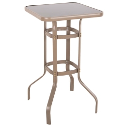 Τραπέζι Bar Figgy HM6066.04 60x60x100cm Champagne
