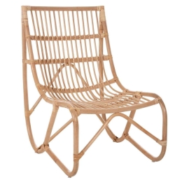 Πολυθρόνα Grinn HM9815.01 56,5x73,5x79,5cm Ράβδοι Natural
