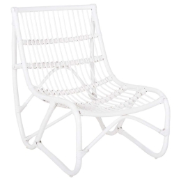 Πολυθρόνα Grinn HM9815.03 56,5x73,5x79,5cm Ράβδοι White