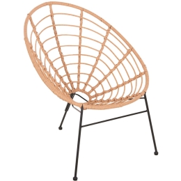Πολυθρόνα Φωλιά Allegra HM5458.11 73x78x88cm Beige