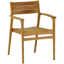Πολυθρόνα Bozzy HM9935 58x61x80,5cm Natural Ξύλο