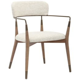 Πολυθρόνα Roy HM9978.01 51x48x77,5cm Ecru Ξύλο,Ύφασμα