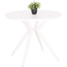Τραπέζι Κήπου Higer HM6289.02 Φ90x74cm White