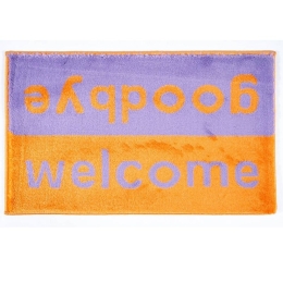 Πατάκι Εισόδου Fashion Welcome 40X67cm Purple-Orange Sdim 40X67