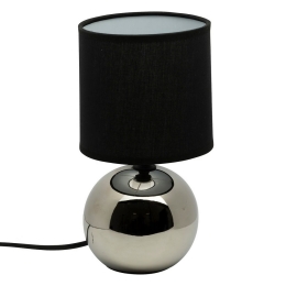 Φωτιστικό Επιτραπέζιο 07.116289V 1xΕ14 Φ13x24,7cm Silver-Black
