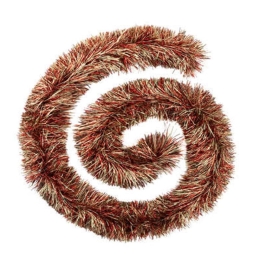 Γιρλάντα Χριστουγεννιάτικη Tinsel 07.184458 8x150cm Brown