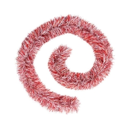 Γιρλάντα Χριστουγεννιάτικη Tinsel 07.717061RB 8x150cm Red-White