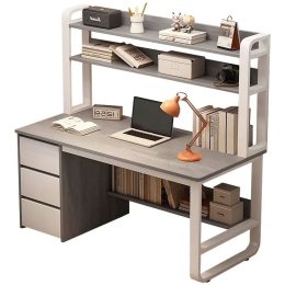 Γραφείο Εργασίας Soco 072-000075 120x50x147cm White-Grey