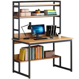Γραφείο Damp 072-000087 100x60x154cm Natural-Black