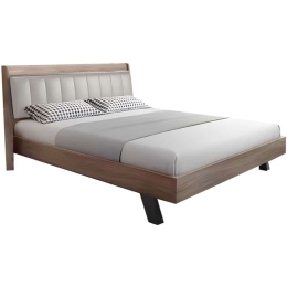 Κρεβάτι Frankly (Για Στρώμα 150x200cm) 072-000092 215x156x98cm Oak-Beige Διπλό