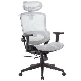 Καρέκλα Γραφείου Διευθυντή Konilo 076-000017 82,5x63,5x114/130,5cm Grey-Black