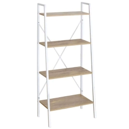 Βιβλιοθήκη Ramon 085-000017 60x23x145,5cm Natural-White