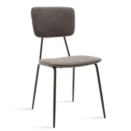 Καρέκλα Tania 096-000009 Anthracite Μέταλλο,Ύφασμα
