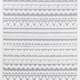 Χαλί Perla D048A1A Cream-Grey Ezzo 80X150cm
