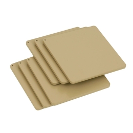 Σουβέρ (Σετ 6Τμχ) 10-10-103 10x10x0,3cm Matte Beige Pam&Co