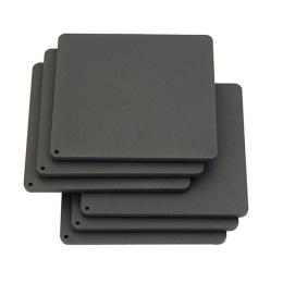 Σουβέρ (Σετ 6Τμχ) 10-10-113 10x10x0,3cm Matte Anthracite Pam&Co