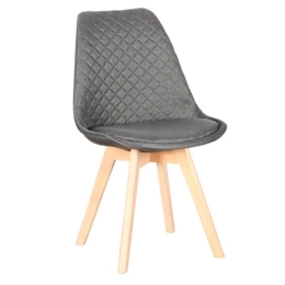 Καρέκλα Τραπεζαρίας Bianca S (Σετ 4Τμχ) 10.1224.S 50x55x83.5cm Grey Zita Plus
