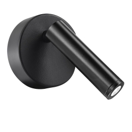 Φωτιστικό Τοίχου 01169-17 LED 2W 3000K 160lm 8cm Black Luma