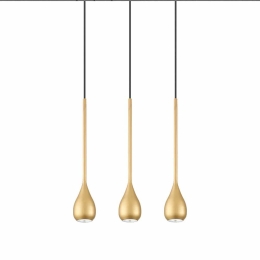 Φωτιστικό Οροφής - Ράγα 01179-07BR GU10 LED 70cm Gold Luma