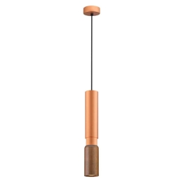 Φωτιστικό Οροφής Κρεμαστό 01300-04 GU10 7x40cm Copper Luma