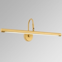 Φωτιστικό Τοίχου - Μπάνιου 01319-18 LED 3000K 500Lm 65x14cm Gold Luma