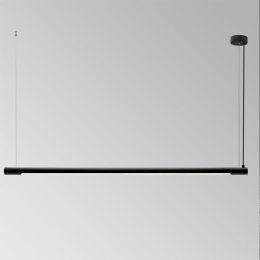 Φωτιστικό Οροφής - Ράγα 01331-05 T8 LED 3000K 165cm Black Luma