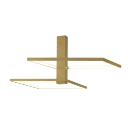 Φωτιστικό Οροφής - Πλαφονιέρα 01356 48W LED 3000K 3840Lm 54x25cm Oxidized Gold Luma