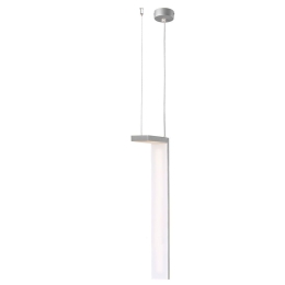 Φωτιστικό Οροφής Κρεμαστό 01380-03 6W LED 3000K 480Lm Silver Luma