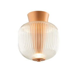 Φωτιστικό Οροφής - Πλαφονιέρα 01385-20 20x35cm 5W LED 3000K 40Lm Copper Luma