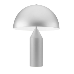Επιτραπέζιο Φωτιστικό 01386-01 2xE27 35x45cm Silver Luma