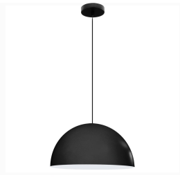 Φωτιστικό Οροφής Κρεμαστό 09830-04 D50cm 1xE27 Black Luma