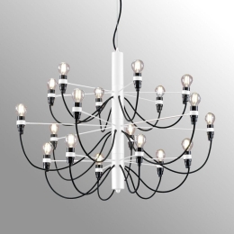 Φωτιστικό Οροφής - Πολυέλαιος 01168.30.2 18xE14 LED 50x65cm White Luma